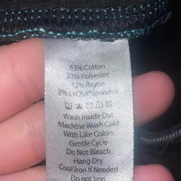 Lularoe Women’s Sz 30 Skinny Jeans Distressed Black Wash Stretch - Picture 5 of 6